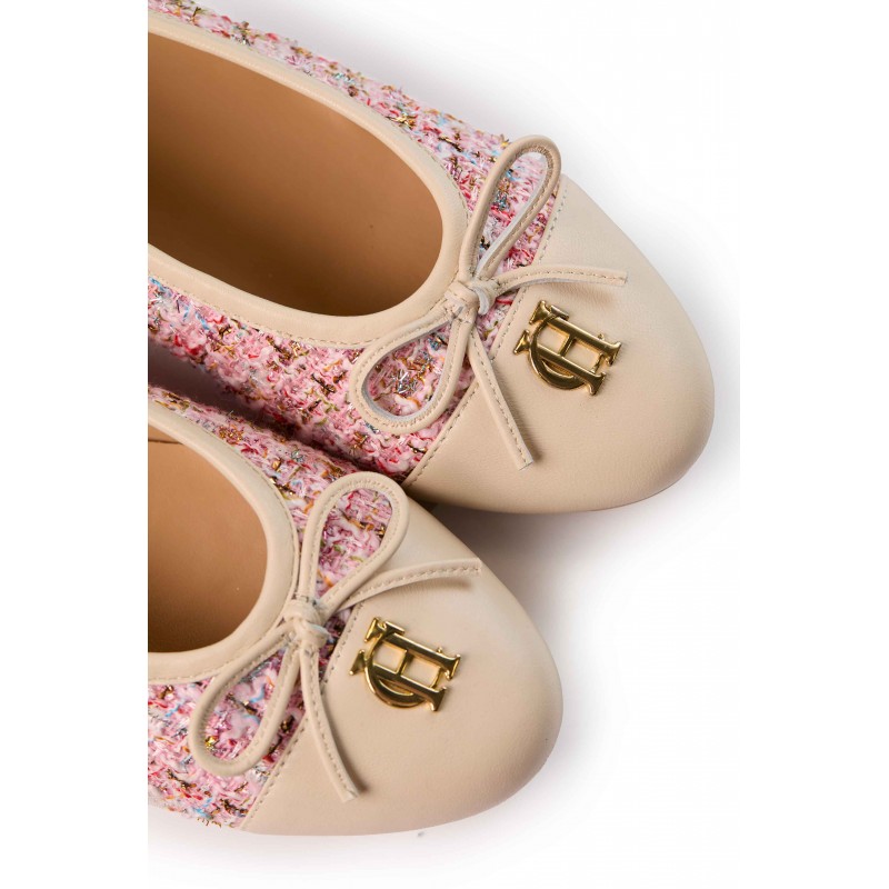Ballet Shoe Pink (Sparkle Boucle) Leather