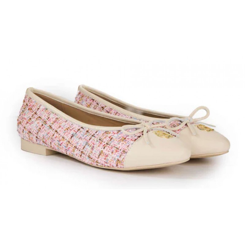 Ballet Shoe Pink (Sparkle Boucle) Leather