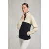 Country Quarter Zip Jacket - Ecru Navy