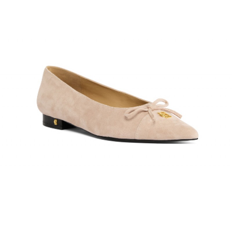 Pointed Ballet Shoe - Blush Suede