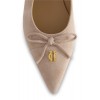 Pointed Ballet Shoe - Blush Suede