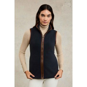 Holland Cooper Country Fleece Gilet - Ink Navy