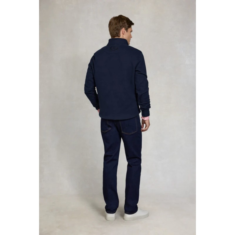Men's Quarter Zip Sweat - Ink Navy