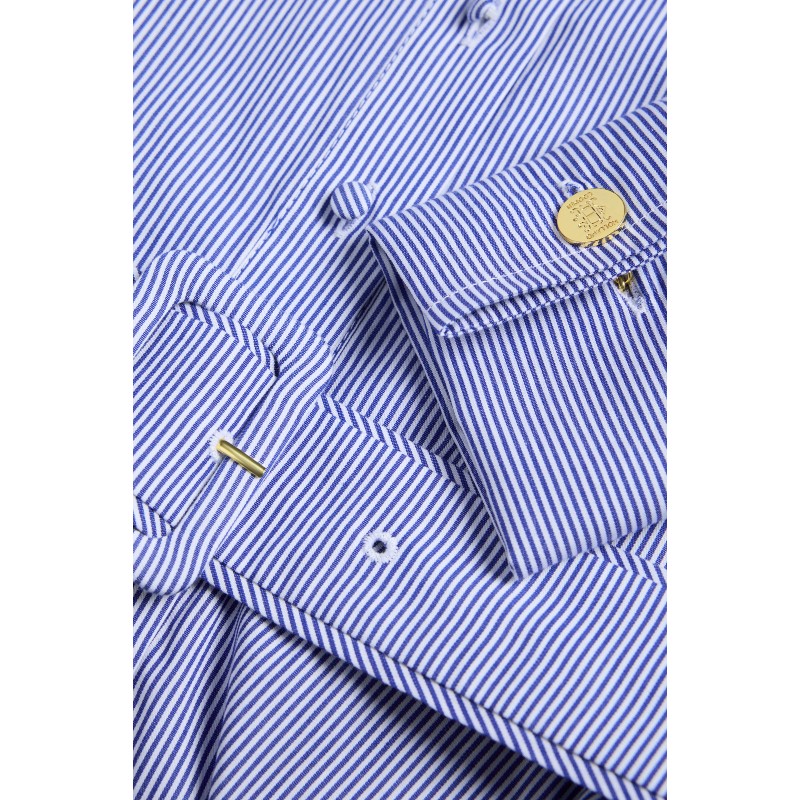 Aimee Dress - Blue Stripe