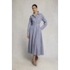 Aimee Dress - Blue Stripe