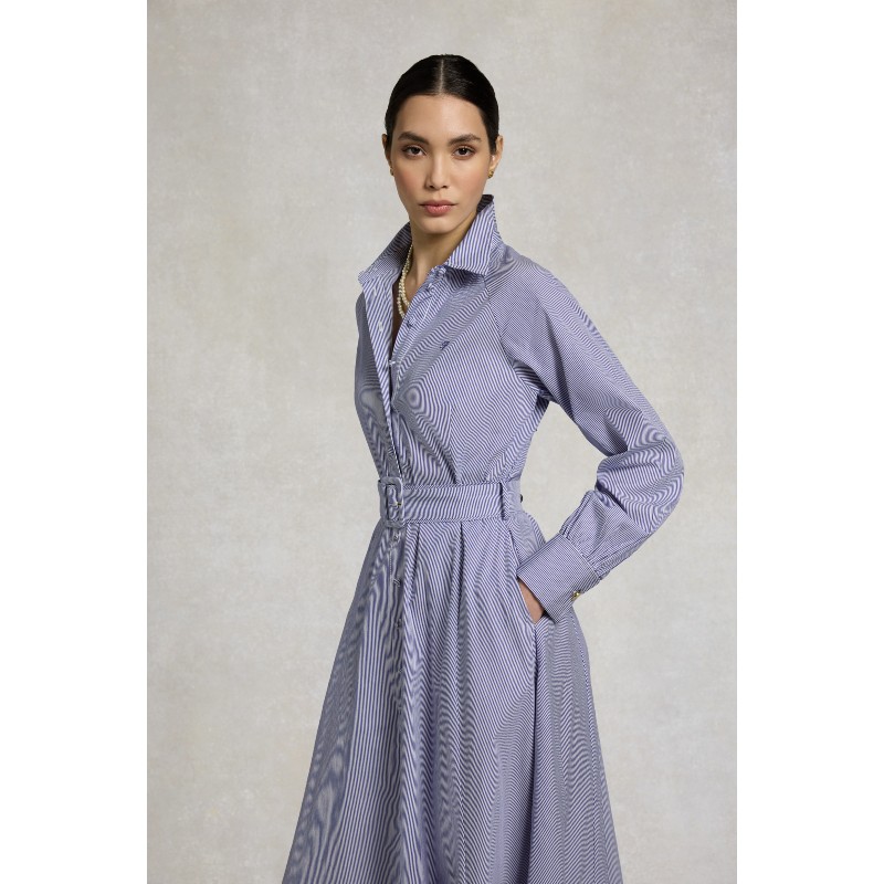 Aimee Dress - Blue Stripe