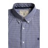 Slim Fit Button Down Shirt - Navy Gingham