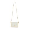 Quilted Chain Crossbody Bag - Cream