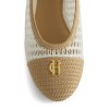 Ballet Shoe - Cream Tan Rattan