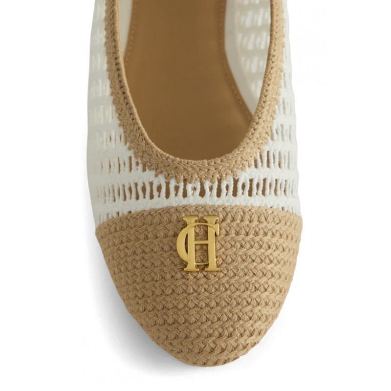 Ballet Shoe - Cream Tan Rattan