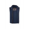 Mens Country Fleece Gilet - Dusty Blue