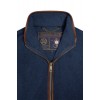 Mens Country Fleece Gilet - Dusty Blue