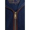 Mens Country Fleece Gilet - Dusty Blue