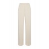 Pleated Wide Leg Trouser - Stone