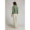 Sporting Goods Zip Henley - Sage