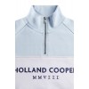 Sporting Heritage Zip Henley - Pale Blue