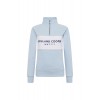 Sporting Heritage Zip Henley - Pale Blue