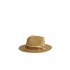 Francesca Hat - Camel/Latte Bow