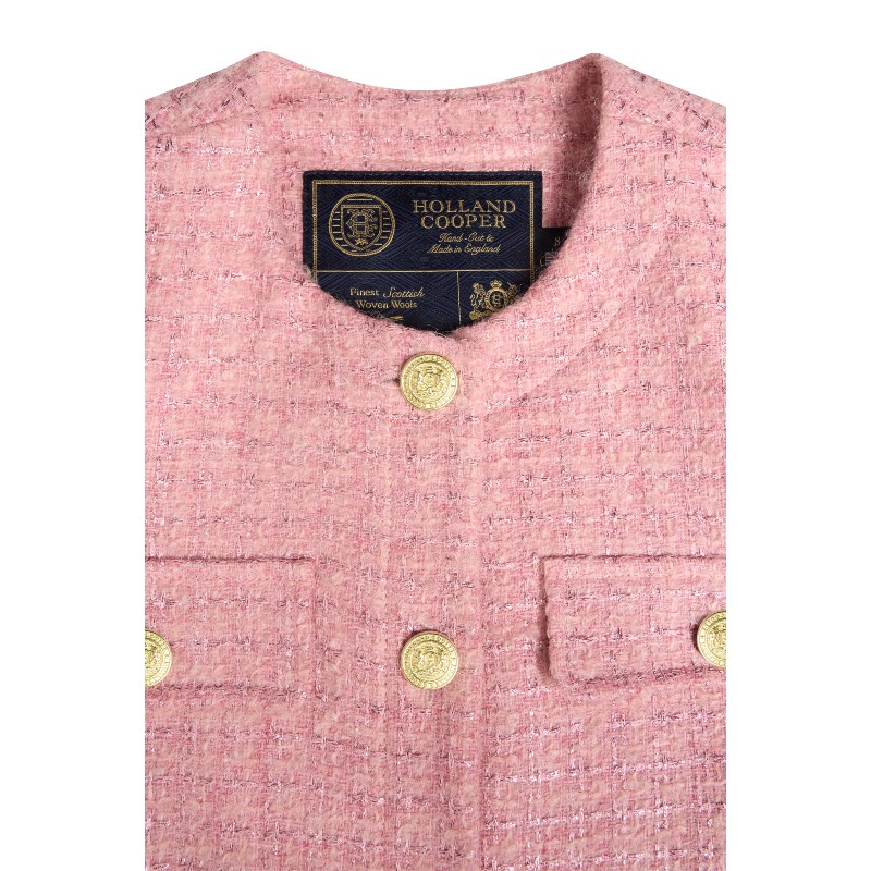 Chelsea Jacket - Rose Sparkle Boucle