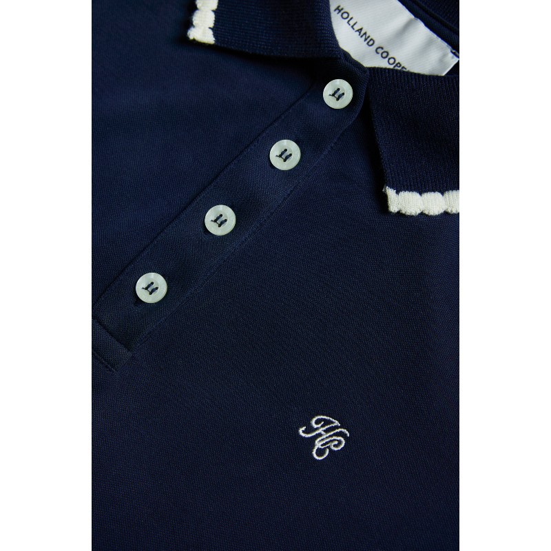 Jilly Polo Dress - Washed Navy
