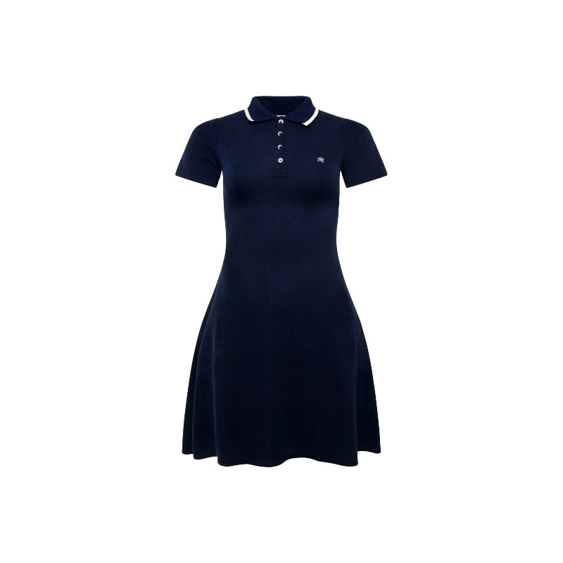 Jilly Polo Dress - Washed Navy