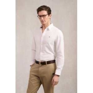 Holland Cooper Mens Classic Oxford Shirt - White  