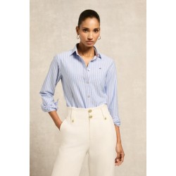 Holland Cooper Oxford Shirt - Sky Blue Stripe