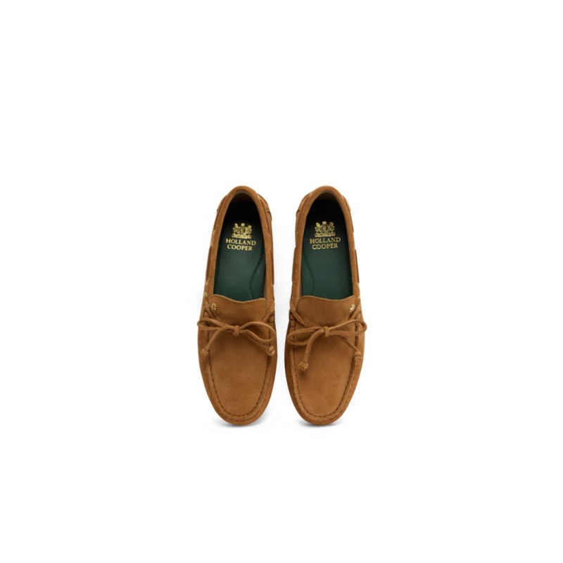Deck Shoe - Tan Suede