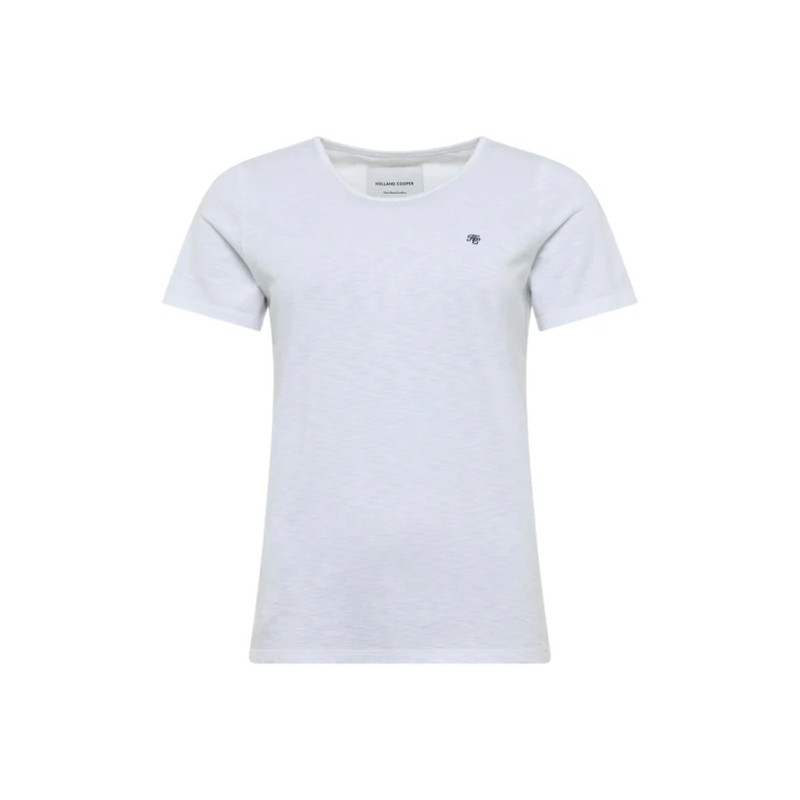 Relaxed Fit Monogram Tee - White