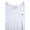 Relaxed Fit Monogram Tee - White