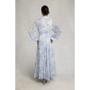 Paros Shirt Dress - English Blue Garden