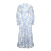 Paros Shirt Dress - English Blue Garden