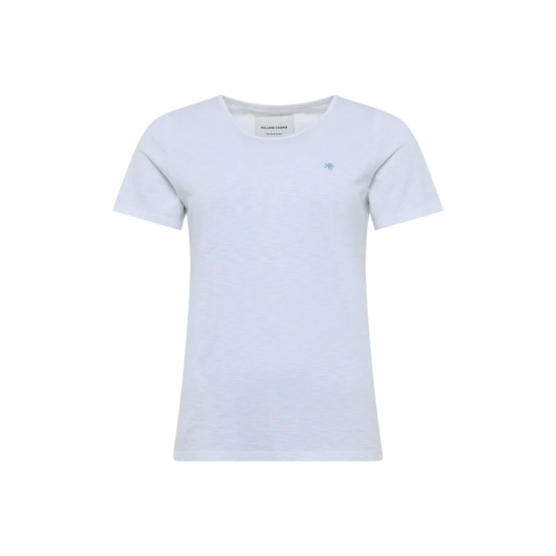 Relaxed Fit Monogram Tee - Pale Blue