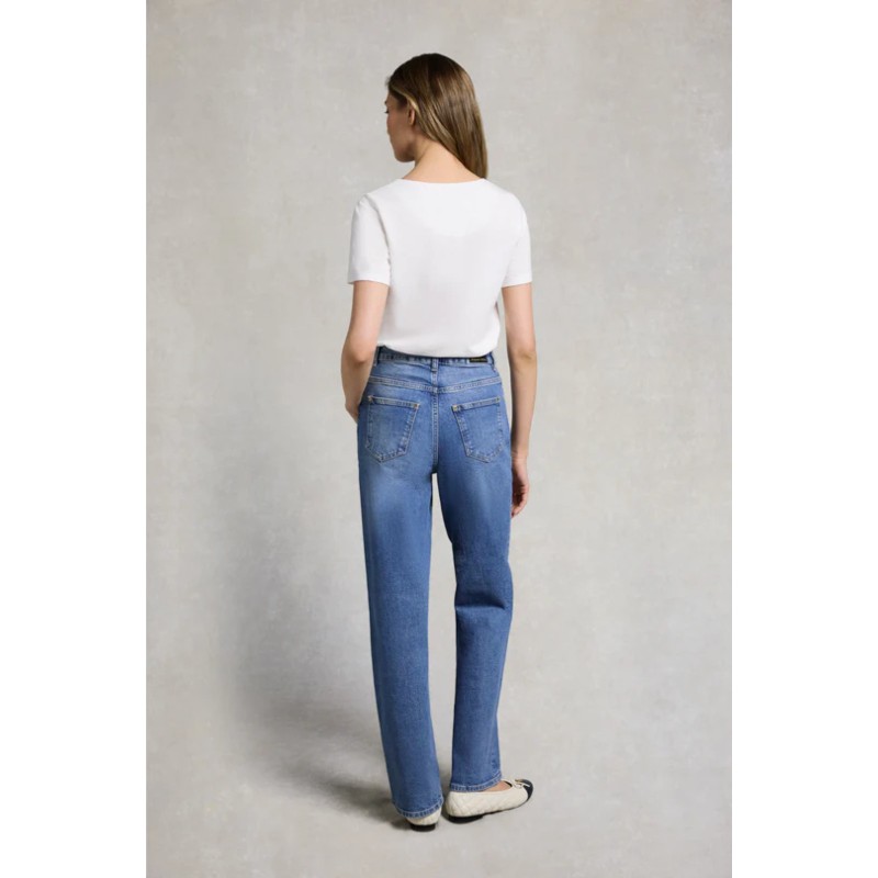 Relaxed Fit Monogram Tee - White