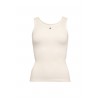 Rebecca Rib Tank - Natural Cream