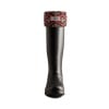 Recycled Fairisle Cuff Boot Sock UAS3406RPY - Black
