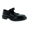 Astrid Bow Junior School Shoes - Black Patent Astrid Bow Junior School Shoes - Black Patent