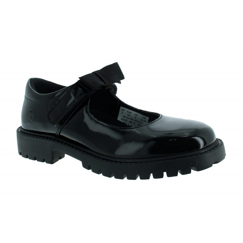Astrid Bow Junior School Shoes - Black Patent Astrid Bow Junior School Shoes - Black Patent