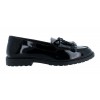 Verity Kiltie School Shoes - Black Patent