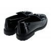 Verity Kiltie School Shoes - Black Patent