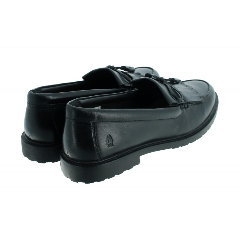 Verity Kiltie Loafers - Black Leather