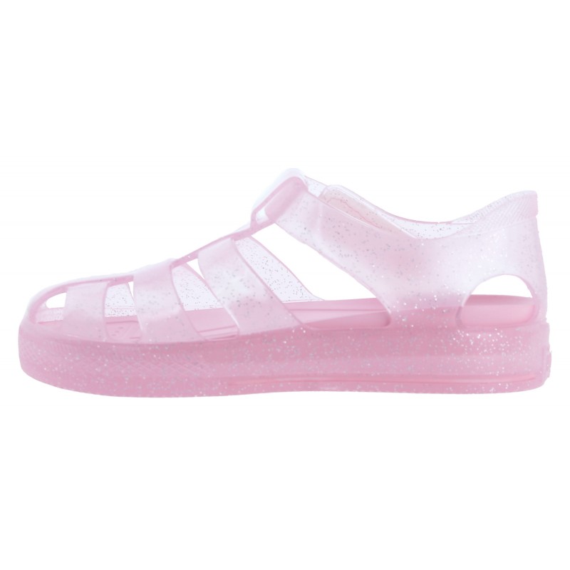 Star Glitter Jelly Sandals - Rosa