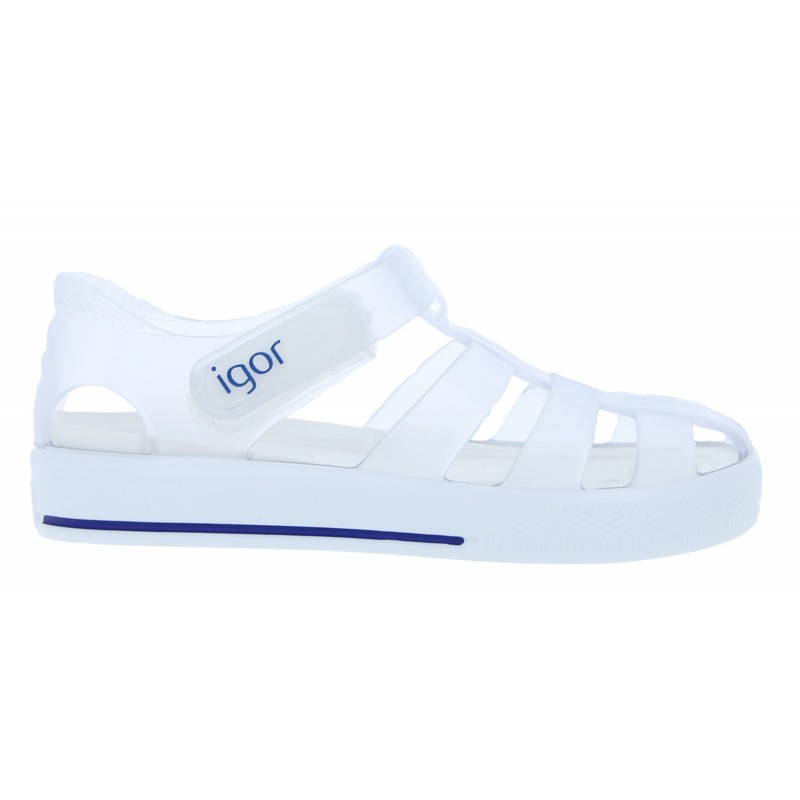Star Jelly Sandals - White/Blanco