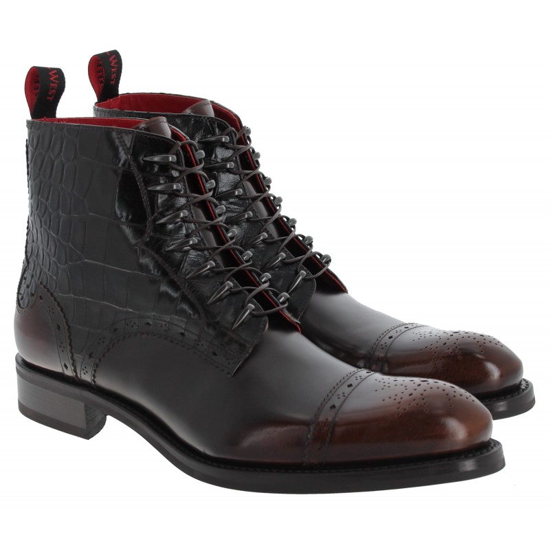 Hutchence Wasted Boot - Cuoio Missouri Dark Leather