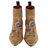 Sylvian K719 Ladies Chelsea Boots - Cacao Velour
