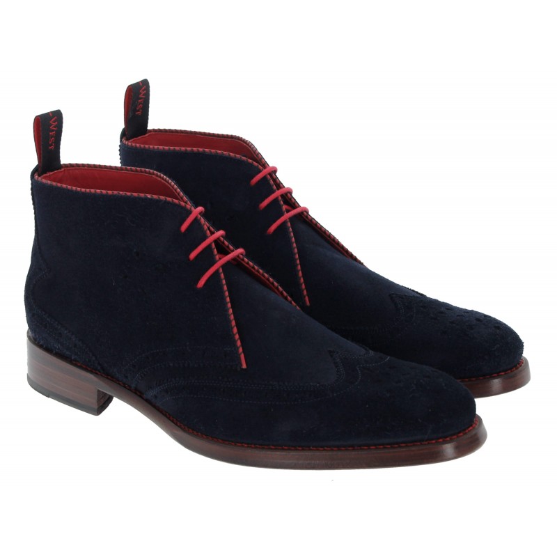 Worship Boots - Navy Suede