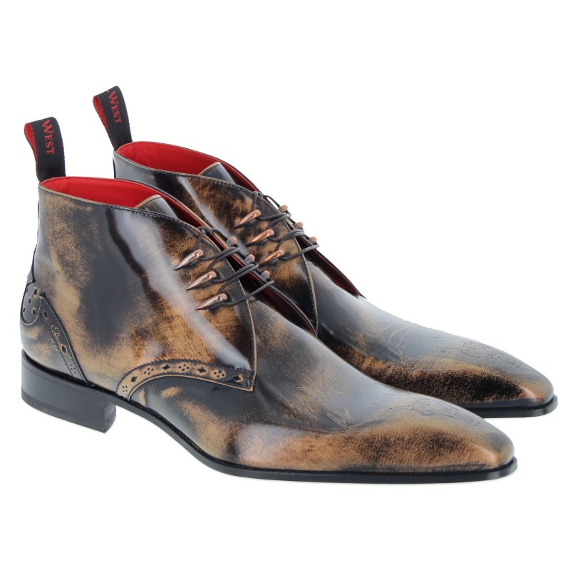 Casati Boots - Bronze Leather