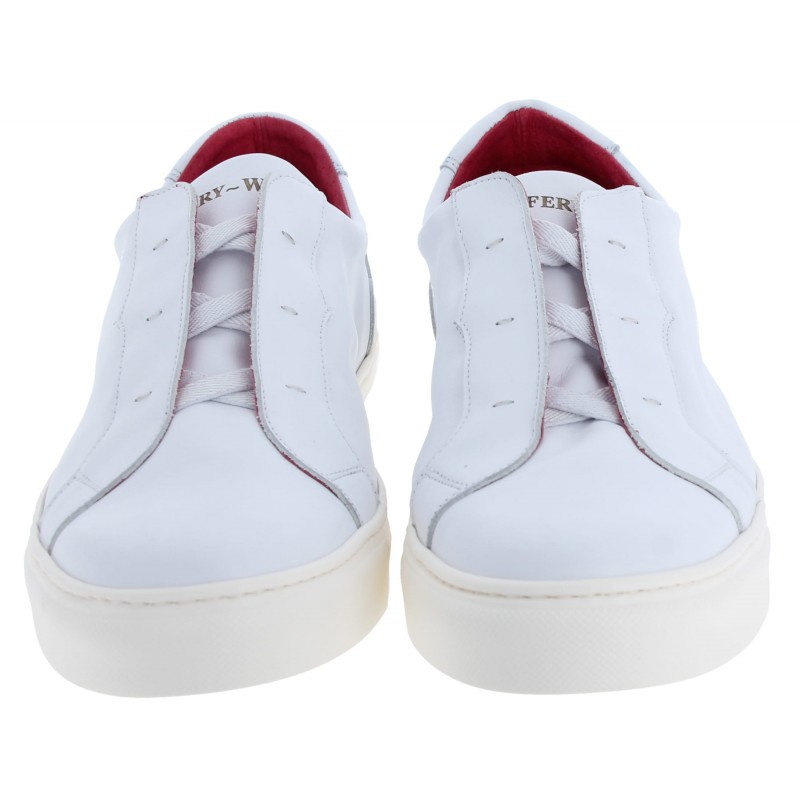 Apollo K882 'D'ESTE' Laceless Sneakers - White Leather