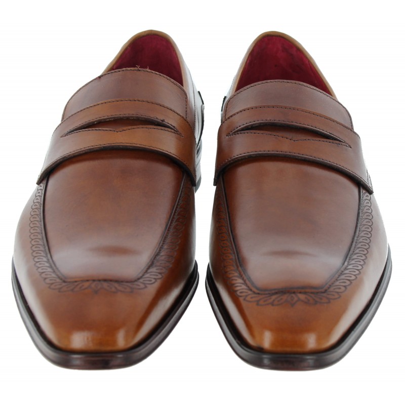 Soprano K892 Loafers - Castano Tan Leather