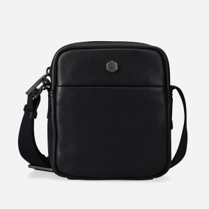 Jekyll & Hide Compact Crossbody 3697 - Black Leather